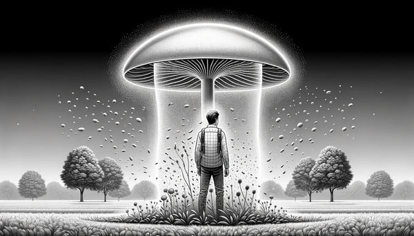 ai image of mushrooms