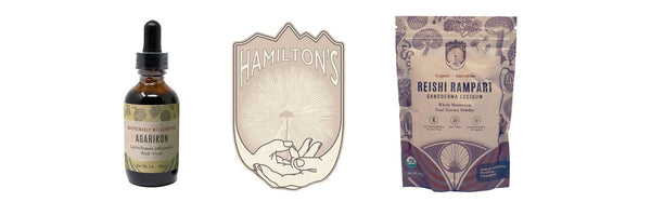 Hamiltons tincture next to Hamilton's extract