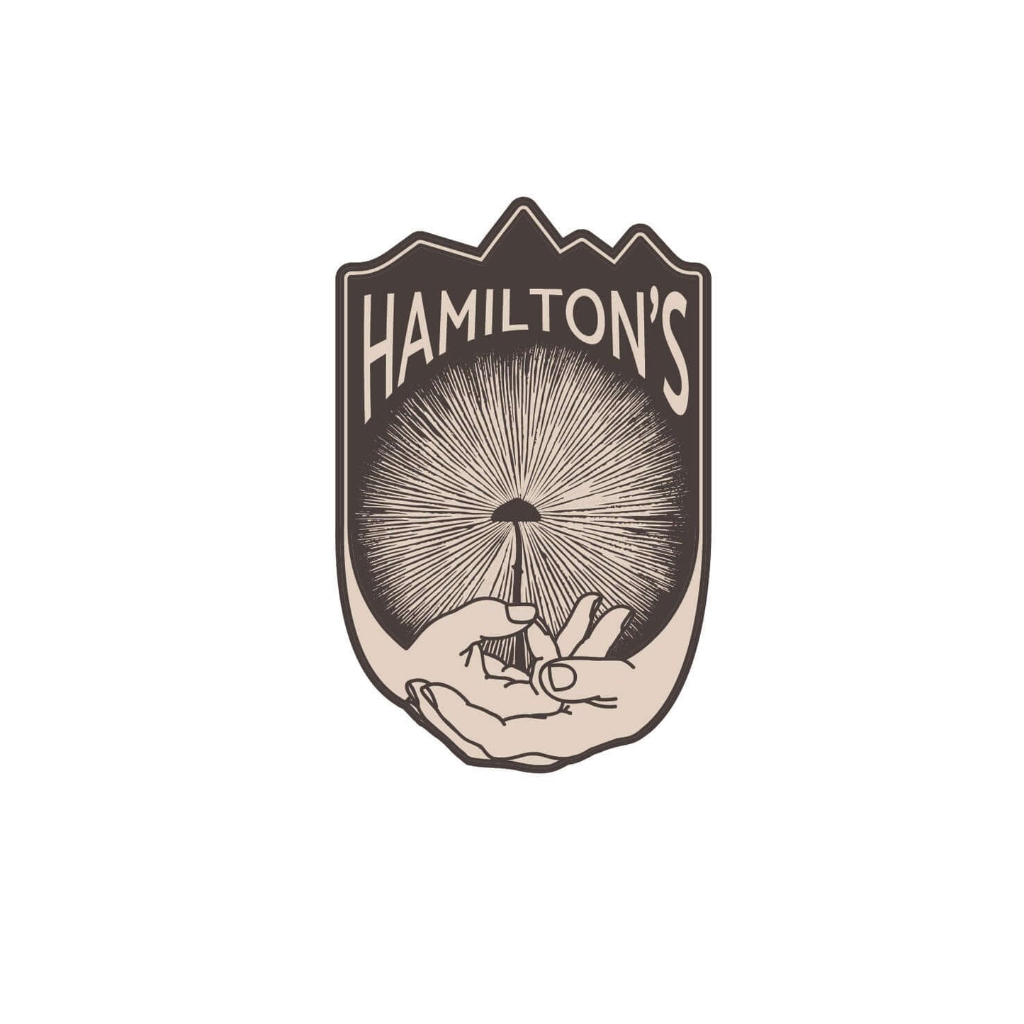 Hamilton's Mushrooms Logo | Organic | Pure | Potent | Mushrooms Extracts