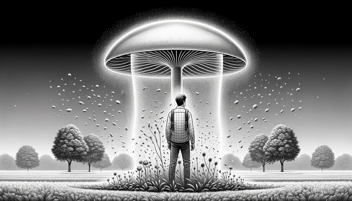ai image of mushrooms