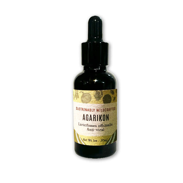 Hamilton's Agarikon Tincture bottle.