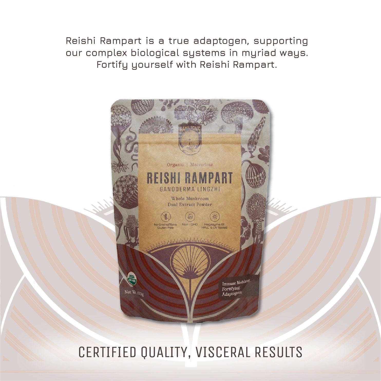 Reishi Rampart Packaging and Description.